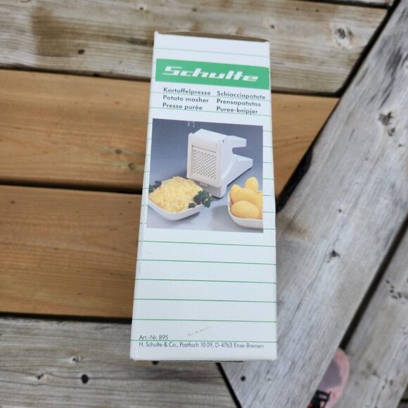 Schulte French Fry Cutter Chip Cutter Potato Masher Valentini Itali in box - Picture 11 of 12